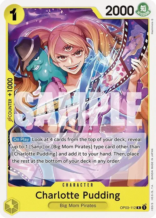 Charlotte Pudding (OP03-112) card art