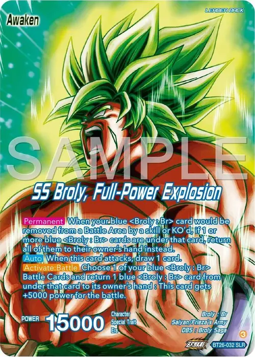 Broly // SS Broly, Full-Power Explosion (Alternate Art) card art