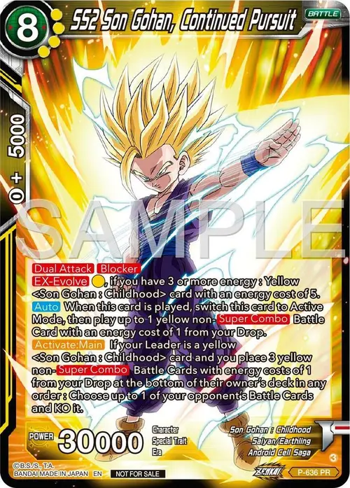 SS2 Son Gohan, Continued Pursuit (Zenkai Series Tournament Pack Vol.9) card art