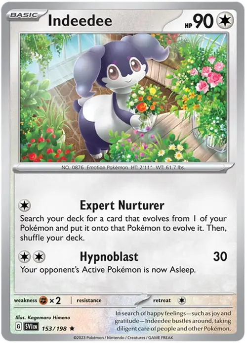 Indeedee card art