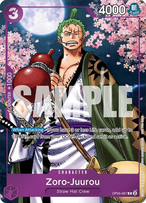 Zoro-Juurou (Event Pack Vol. 5) card art
