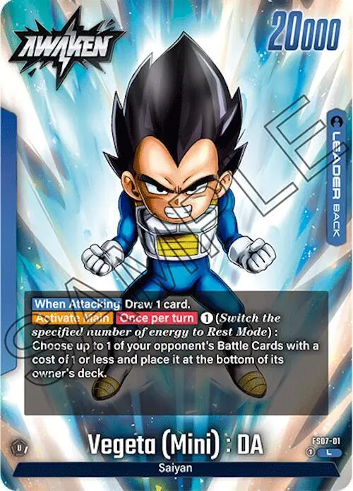 Vegeta (Mini) : DA card art