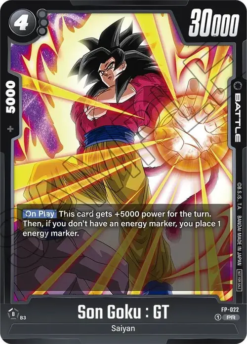 Son Goku : GT card art