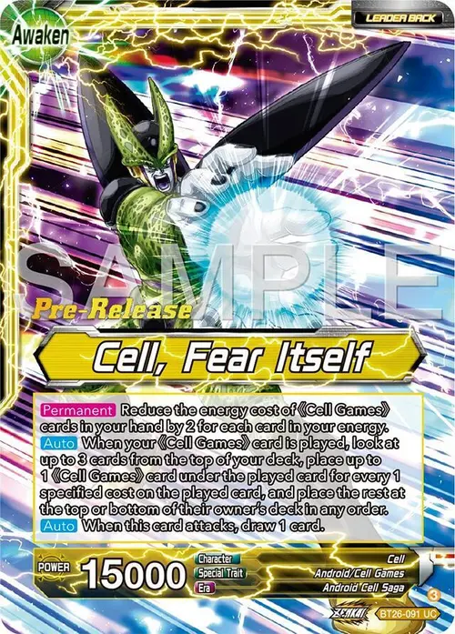 Cell // Cell, Fear Itself card art