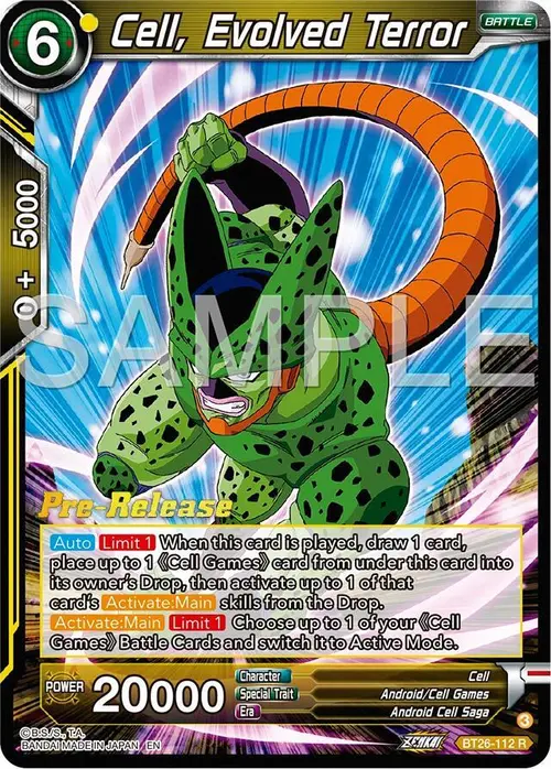 Cell, Evolved Terror card art