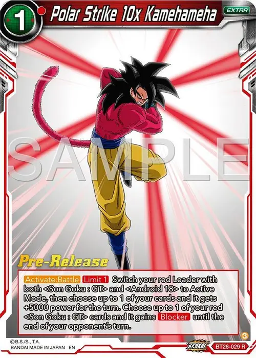 Polar Strike 10x Kamehameha card art