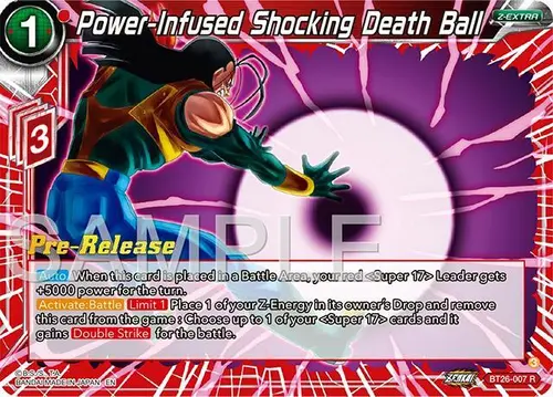 Power-Infused Shocking Death Ball card art