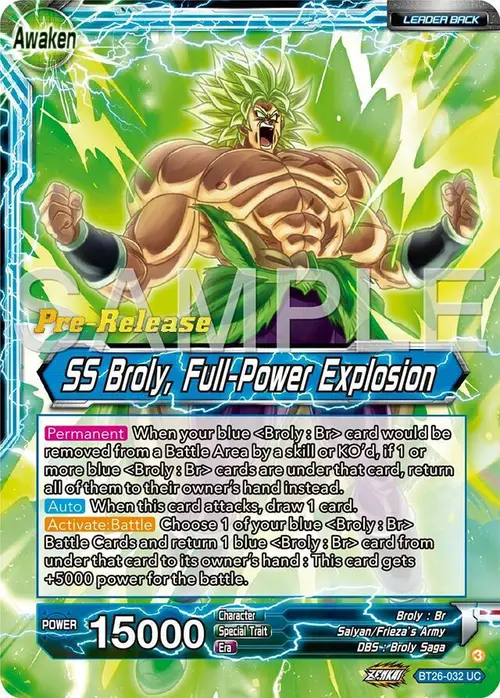 Broly // SS Broly, Full-Power Explosion card art
