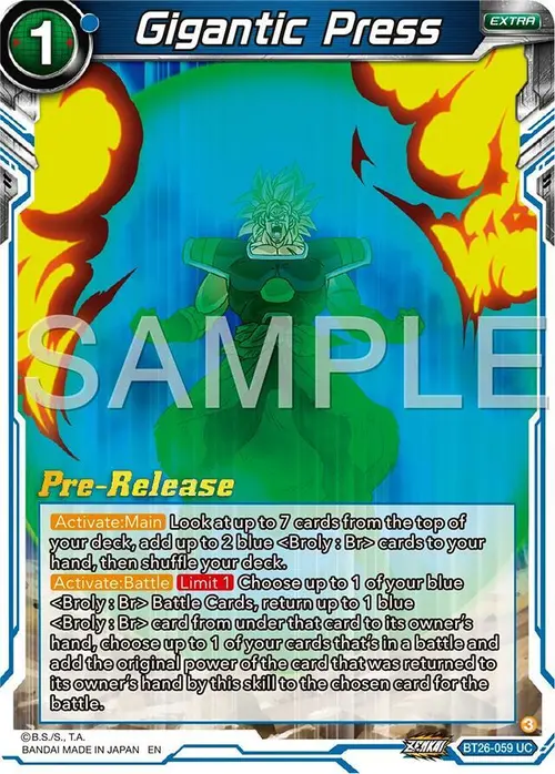 Gigantic Press card art