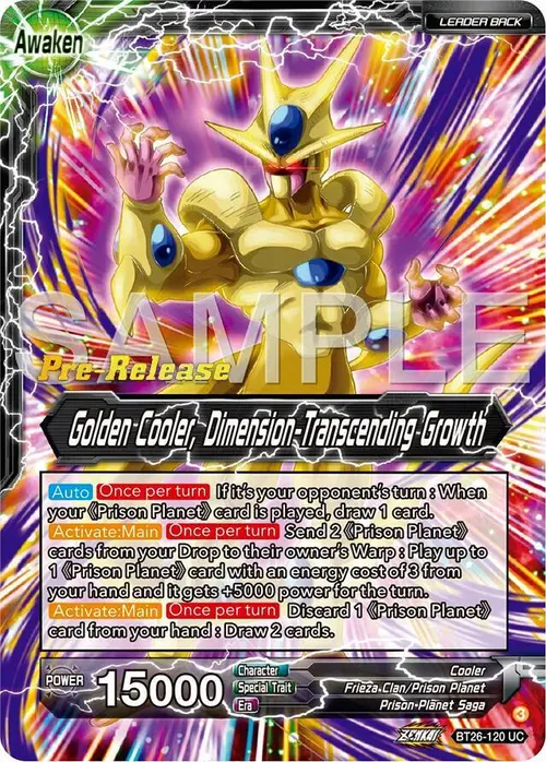 Cool // Golden Cooler, Dimension-Transcending Growth card art