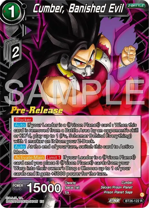 Cumber, Banished Evil card art