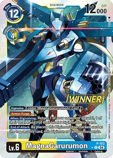 MagnaGarurumon (Store Tournament 2024 Oct. - Dec. Winner Pack) card art