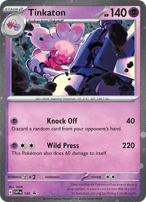 Tinkaton - 140 (Cosmo Holo) card art