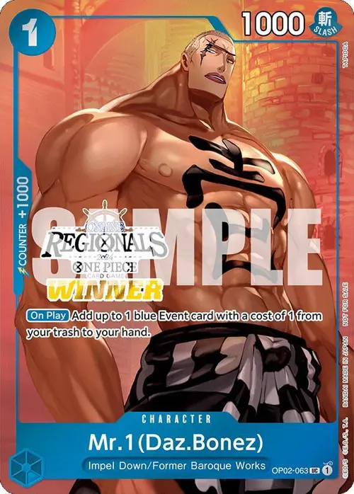 Mr.1 (Daz.Bonez) (Online Regional 2024 Vol. 3) [Winner] card art