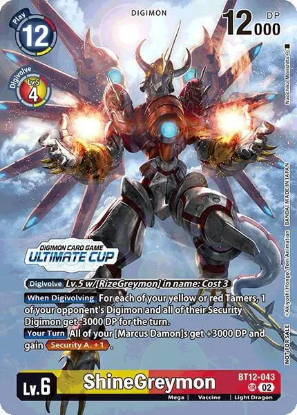 ShineGreymon (Ultimate Cup 2024) card art