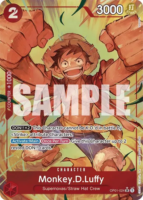 Monkey.D.Luffy (OP01-024) (Alternate Art) card art