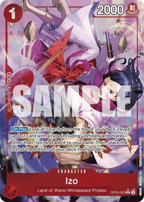Izo (OP03-003) (Alternate Art) card art