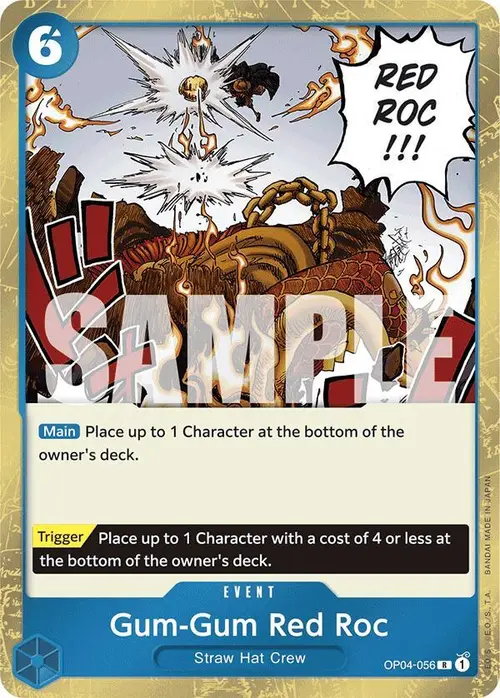 Gum-Gum Red Roc (Jolly Roger Foil) card art