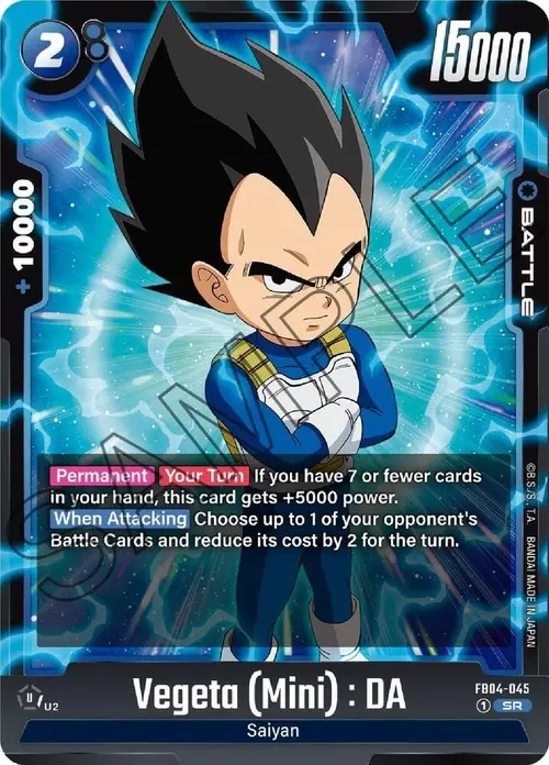 Vegeta (Mini) : DA card art