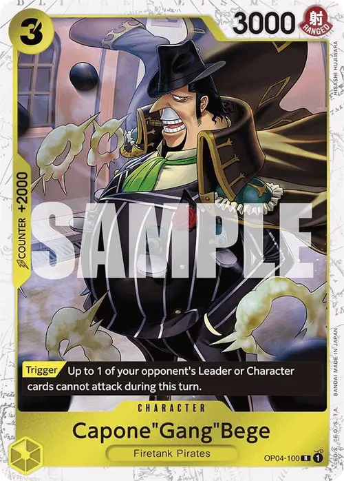 Capone"Gang"Bege (OP04-100) (Jolly Roger Foil) card art