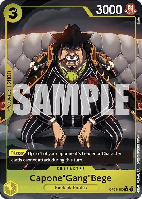 Capone"Gang"Bege (OP04-100) (Alternate Art) card art