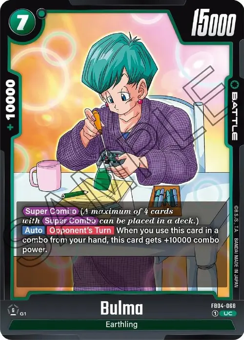 Bulma card art