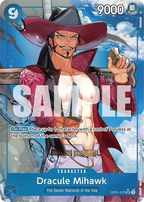 Dracule Mihawk (OP01-070) (Alternate Art) card art