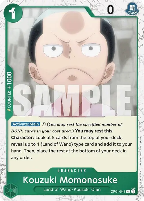 Kouzuki Momonosuke (Jolly Roger Foil) card art