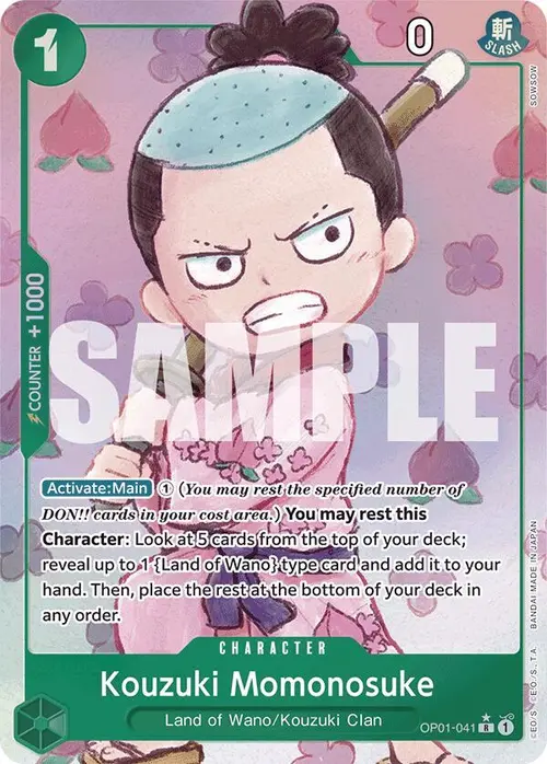Kouzuki Momonosuke (Alternate Art) card art