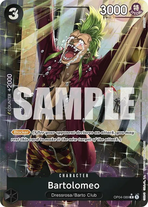 Bartolomeo (OP04-089) (Alternate Art) card art