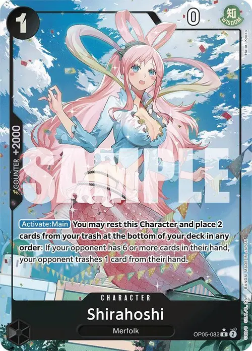 Shirahoshi (OP05-082) (Full Art) card art