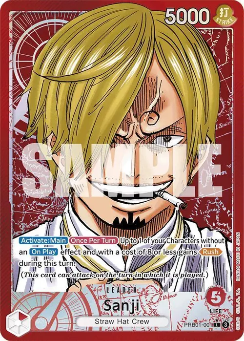Sanji (PRB01-001) (Alternate Art) card art