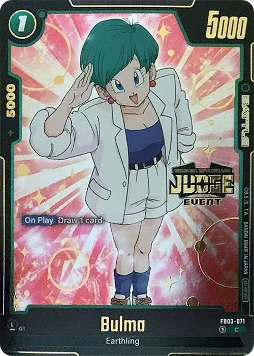 Bulma (Judge Pack (Event Judge) 02) card art
