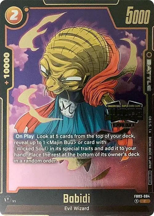 Babidi (Judge Pack (Event Judge) 02) card art