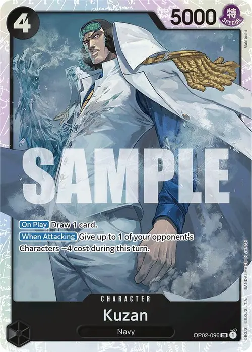 Kuzan (OP02-096) (Reprint) card art