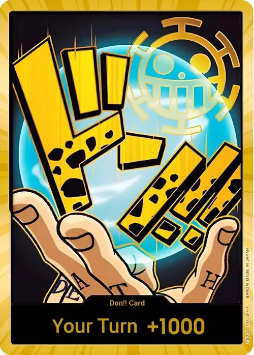 DON!! Card (Trafalgar Law) (Gold) card art