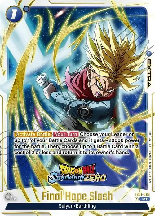 Final Hope Slash (Dragon Ball Sparking! ZERO) card art