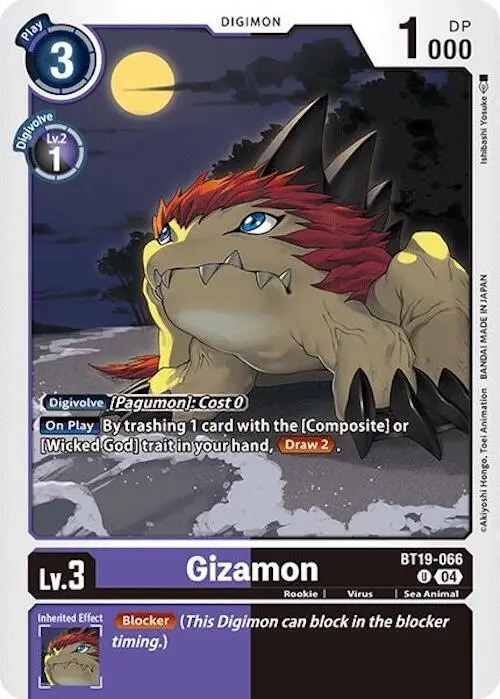 Gizamon card art