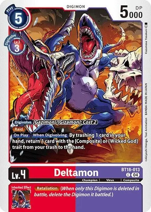 Deltamon - BT18-013 card art