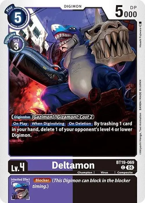 Deltamon - BT19-069 card art