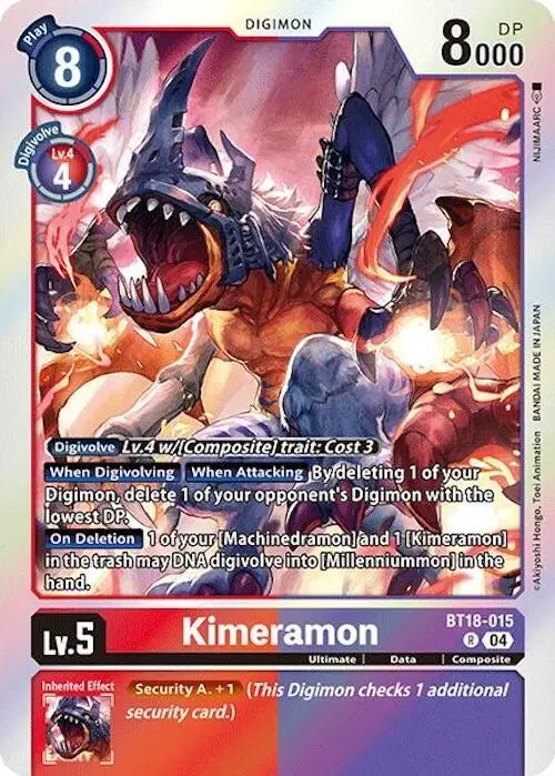 Kimeramon - BT18-015 card art
