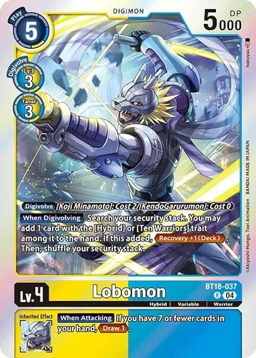 Lobomon card art