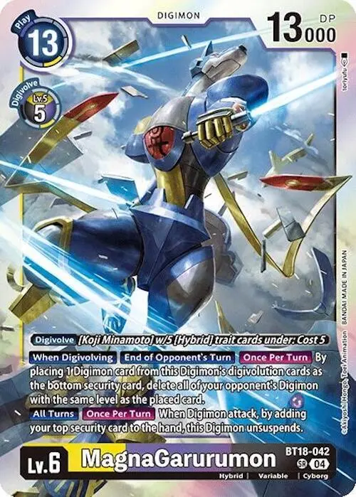 MagnaGarurumon card art