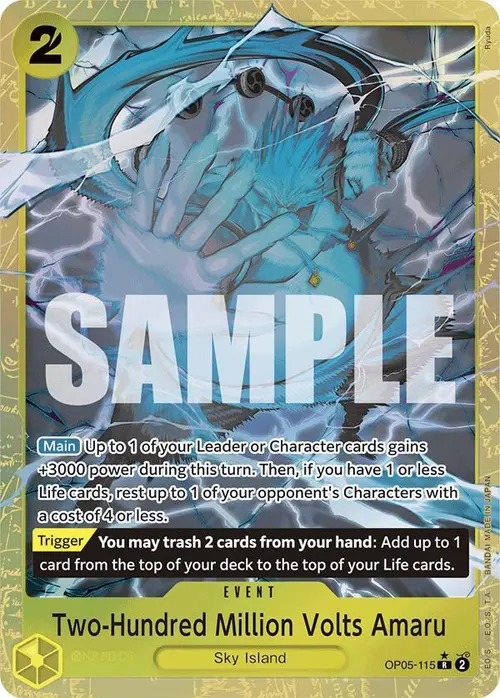 Two-Hundred Million Volts Amaru (Alternate Art) card art