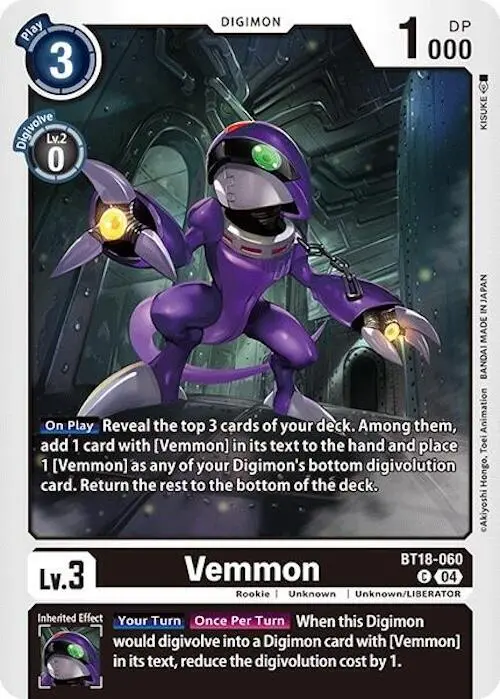 Vemmon card art