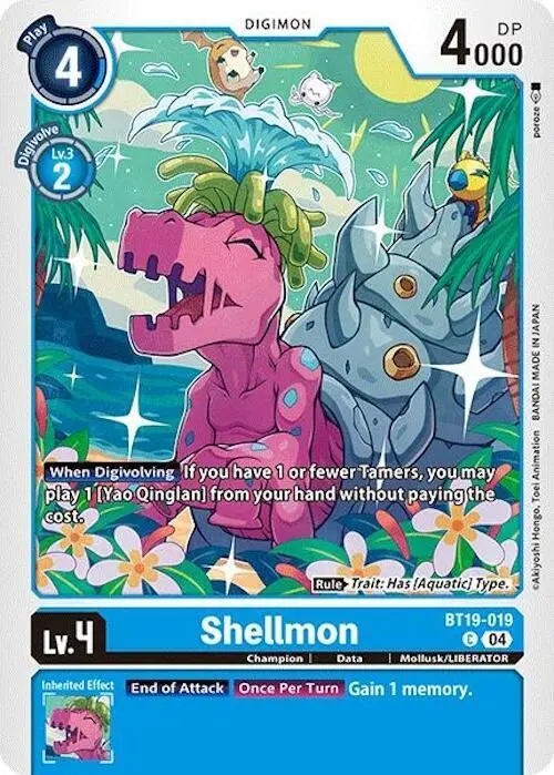 Shellmon card art