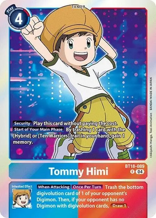 Tommy Himi card art