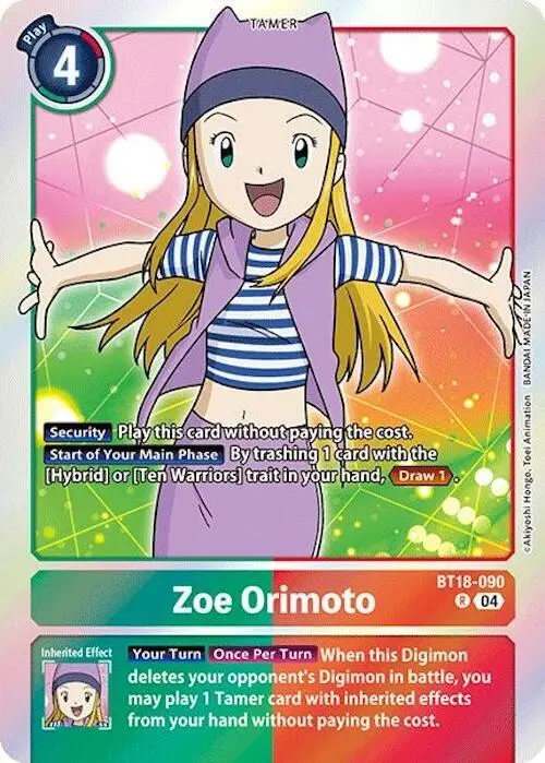 Zoe Orimoto card art