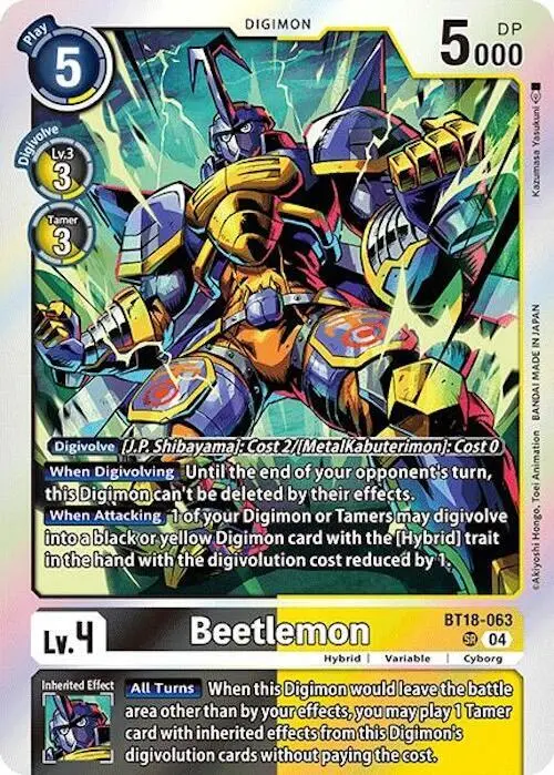 Beetlemon card art