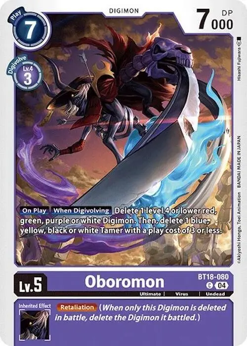 Oboromon card art